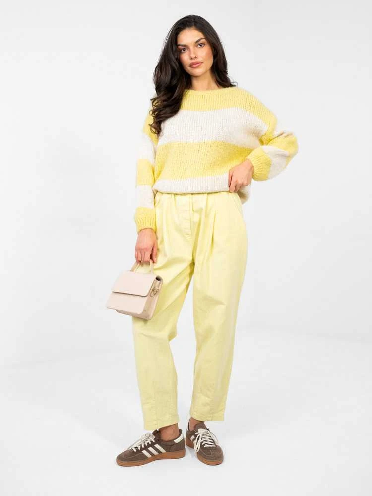 Italy Moda Sweter-MI-SW-0203.71-jasny geltona