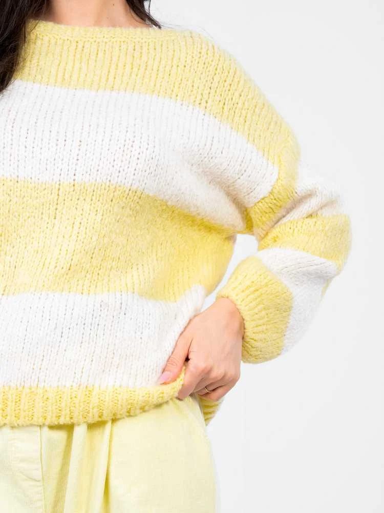 Italy Moda Sweter-MI-SW-0203.71-jasny geltona