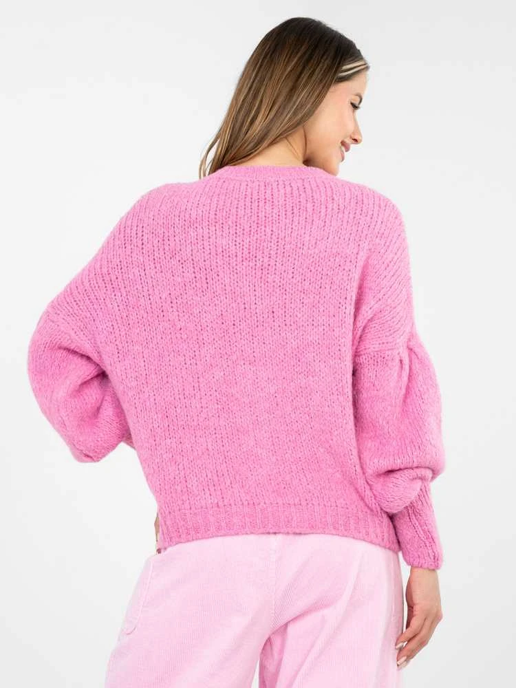 Italy Moda Sweter-MI-SW-0302.18-rožinė