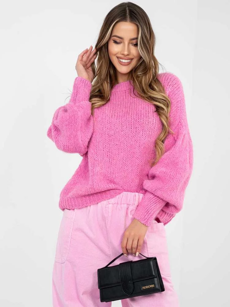 Italy Moda Sweter-MI-SW-0302.18-rožinė