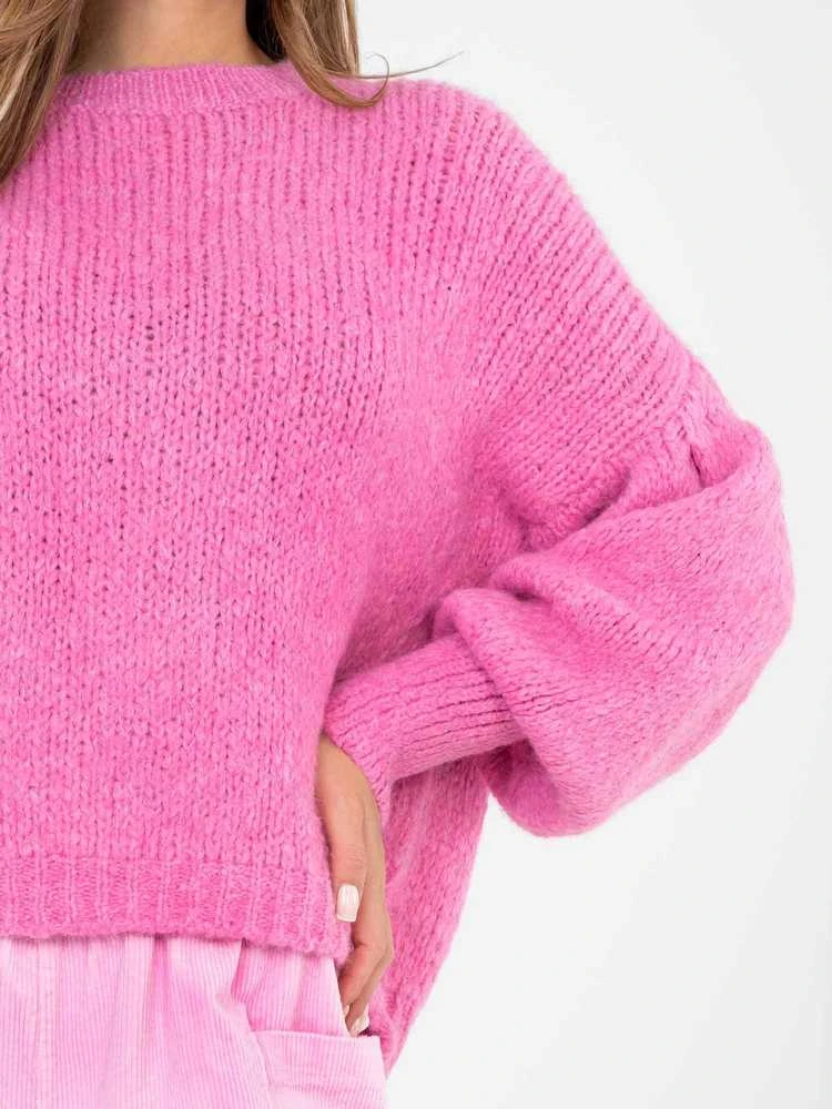 Italy Moda Sweter-MI-SW-0302.18-rožinė
