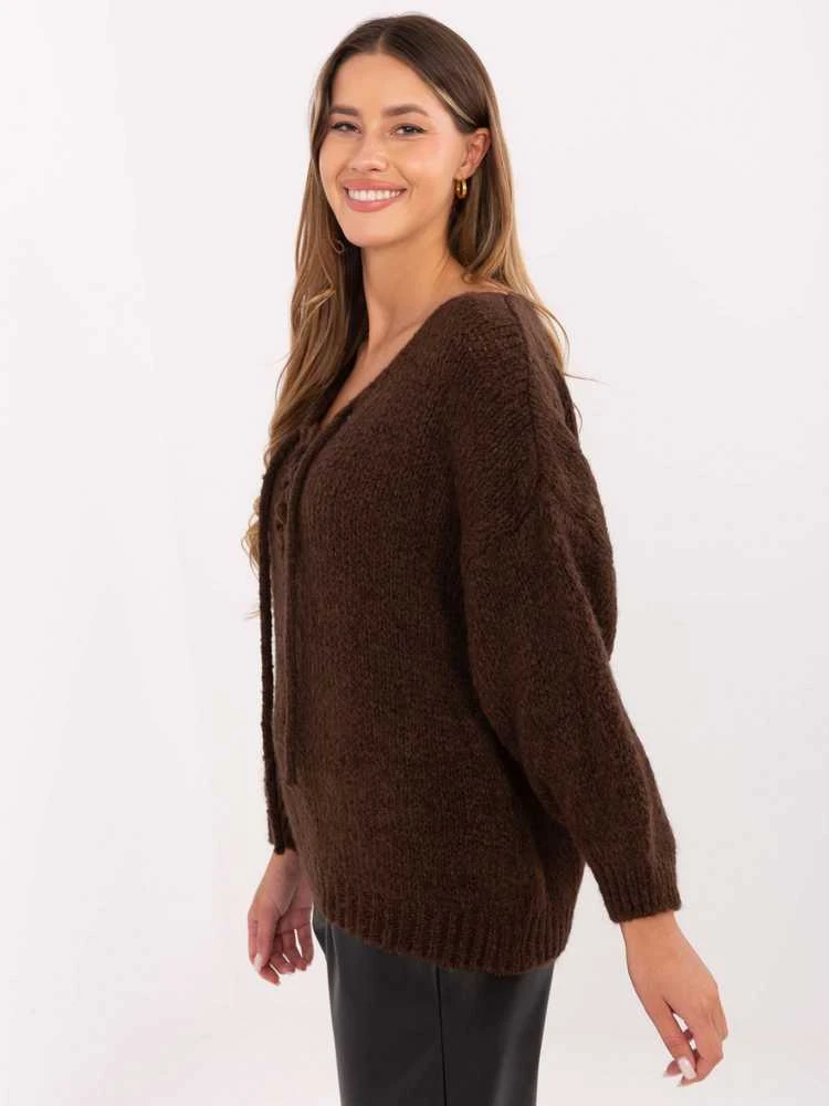 Italy Moda Sweter-MI-SW-0919.18-ruda