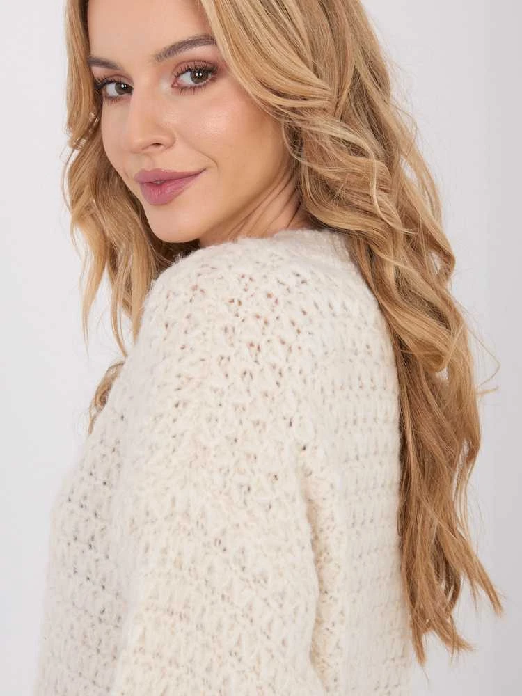 Italy Moda Sweter-MI-SW-1028.22-ecru
