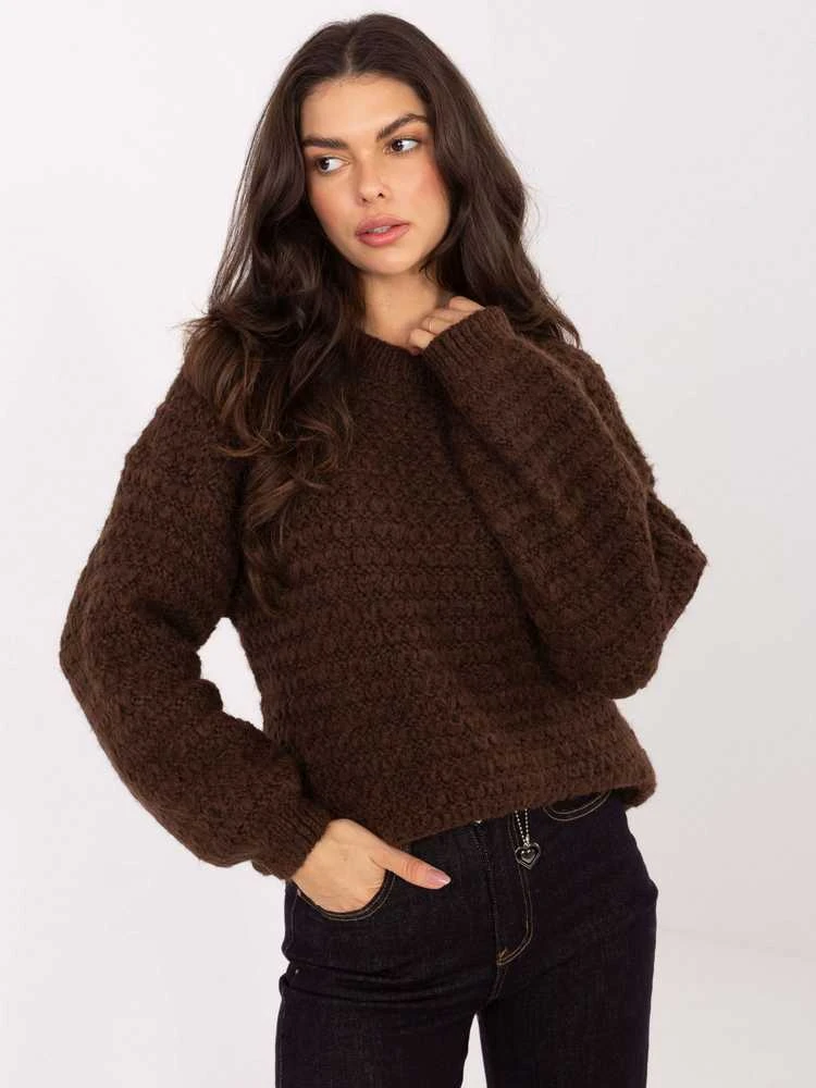 Italy Moda Sweter-MI-SW-1028.22-ruda
