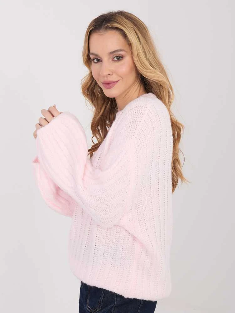 Italy Moda Sweter-MI-SW-1215.51-jasny rožinė