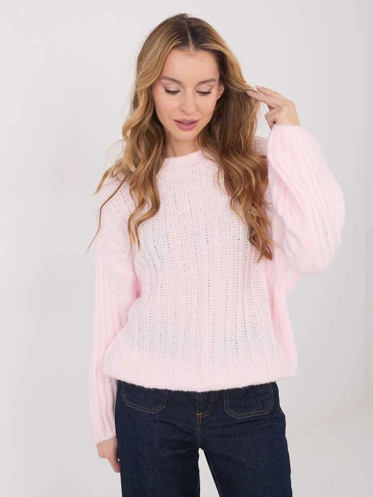 Italy Moda Sweter-MI-SW-1215.51-jasny rožinė