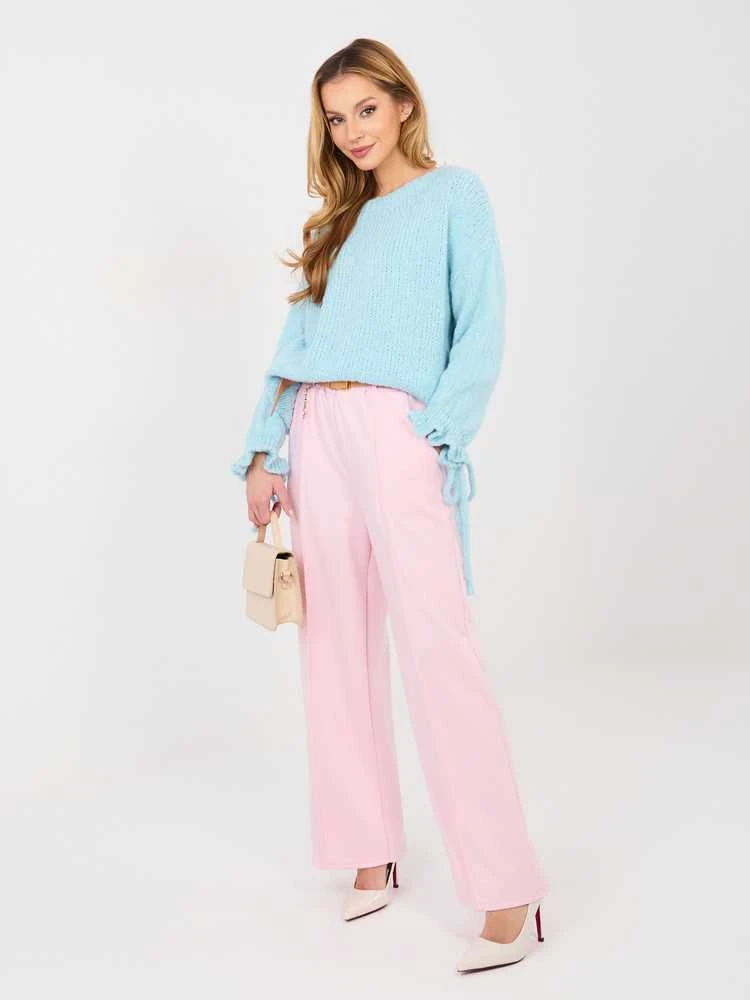 Italy Moda Sweter-MI-SW-1512.28-šviesiai mėlyna