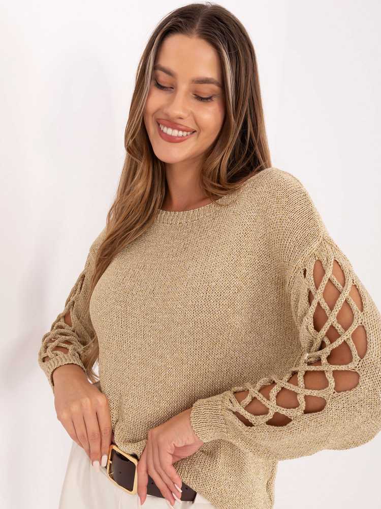 Italy Moda Sweter-MI-SW-1606.96-auksinė