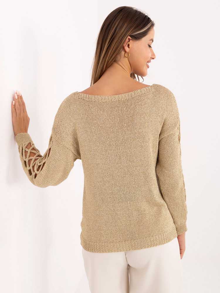 Italy Moda Sweter-MI-SW-1606.96-auksinė
