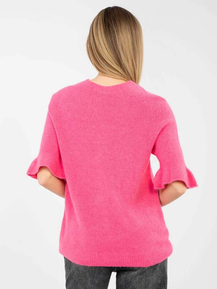 Italy Moda Sweter-MI-SW-1901.66-ciemny rožinė