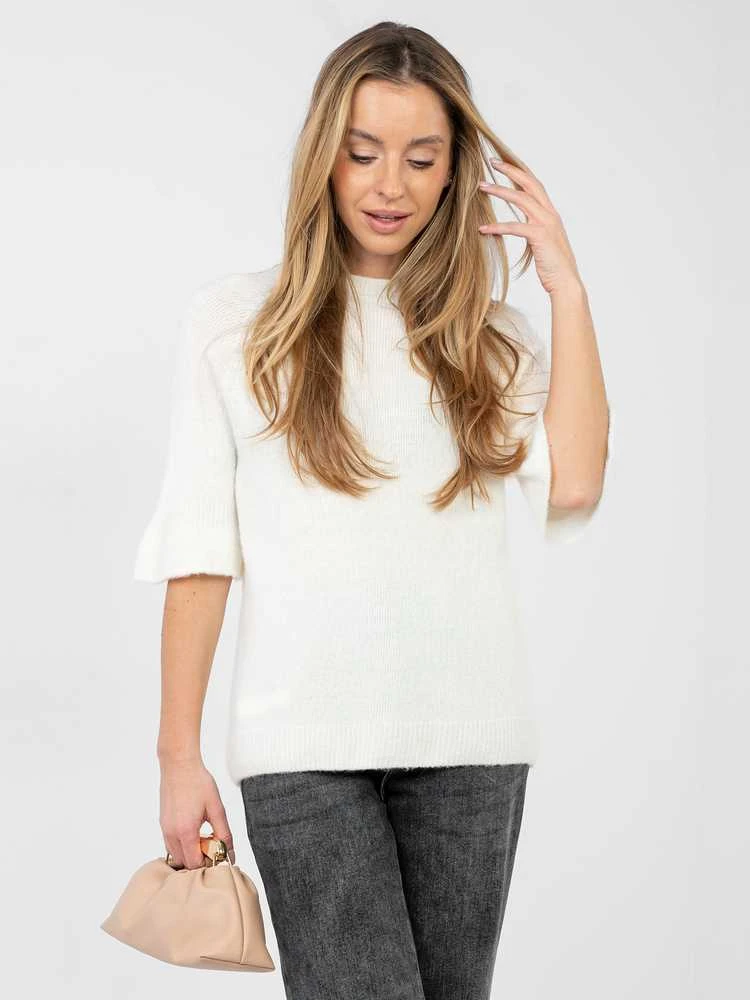 Italy Moda Sweter-MI-SW-1901.66-ecru