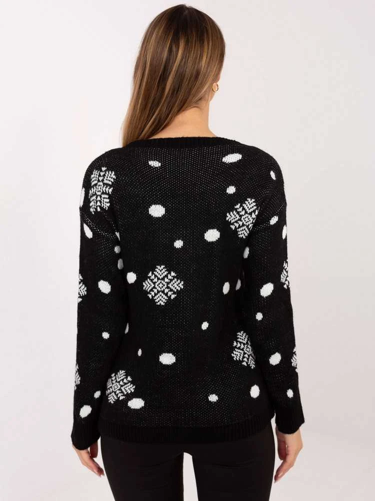 Italy Moda Sweter-MI-SW-19137.52-juoda