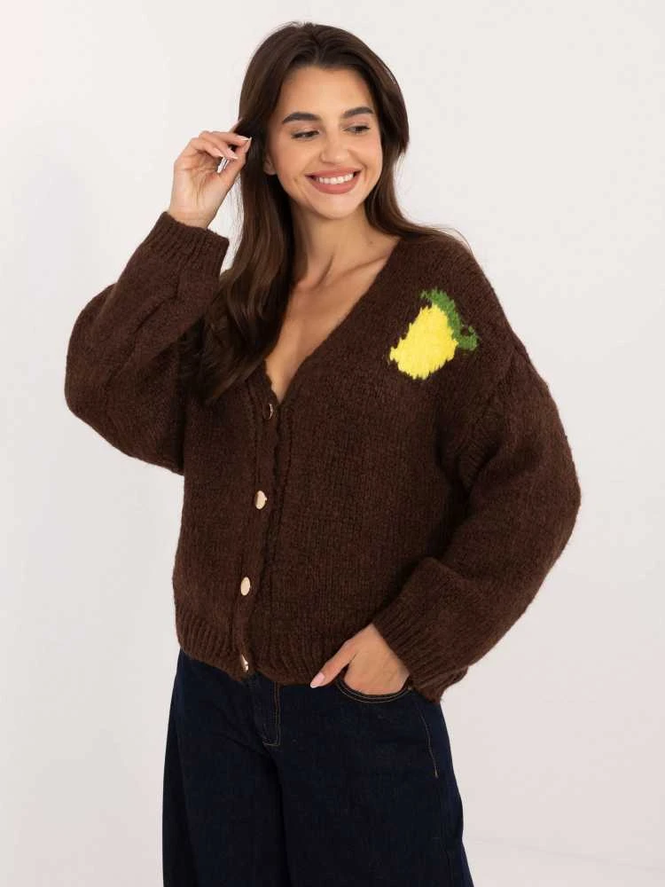 Italy Moda Sweter-MI-SW-2108.92-ruda
