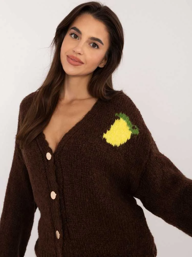 Italy Moda Sweter-MI-SW-2108.92-ruda
