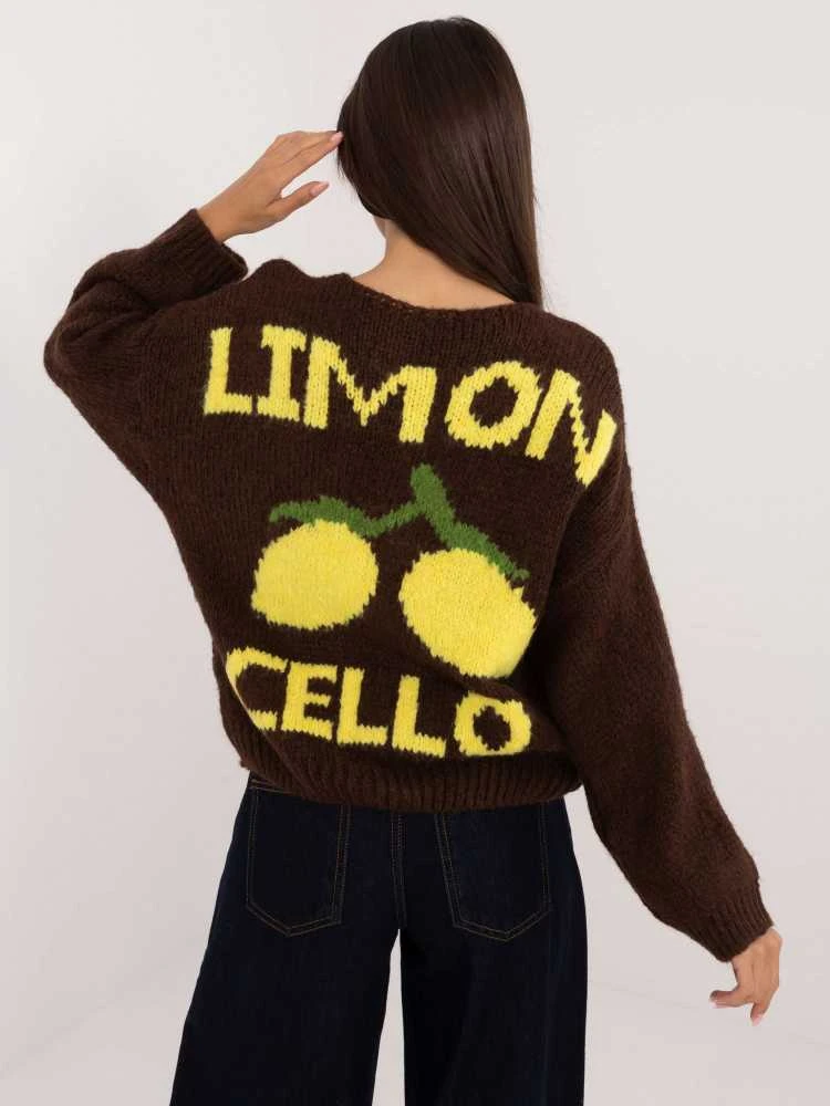 Italy Moda Sweter-MI-SW-2108.92-ruda
