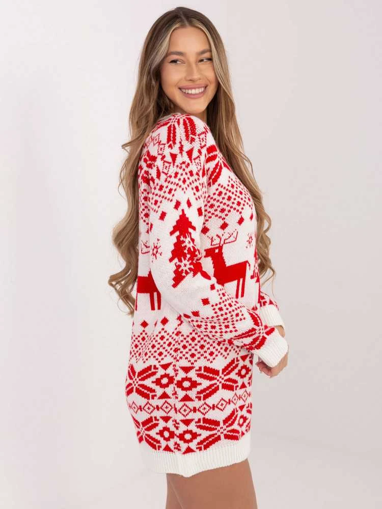 Italy Moda Sweter-MI-SW-2411.75-ecru