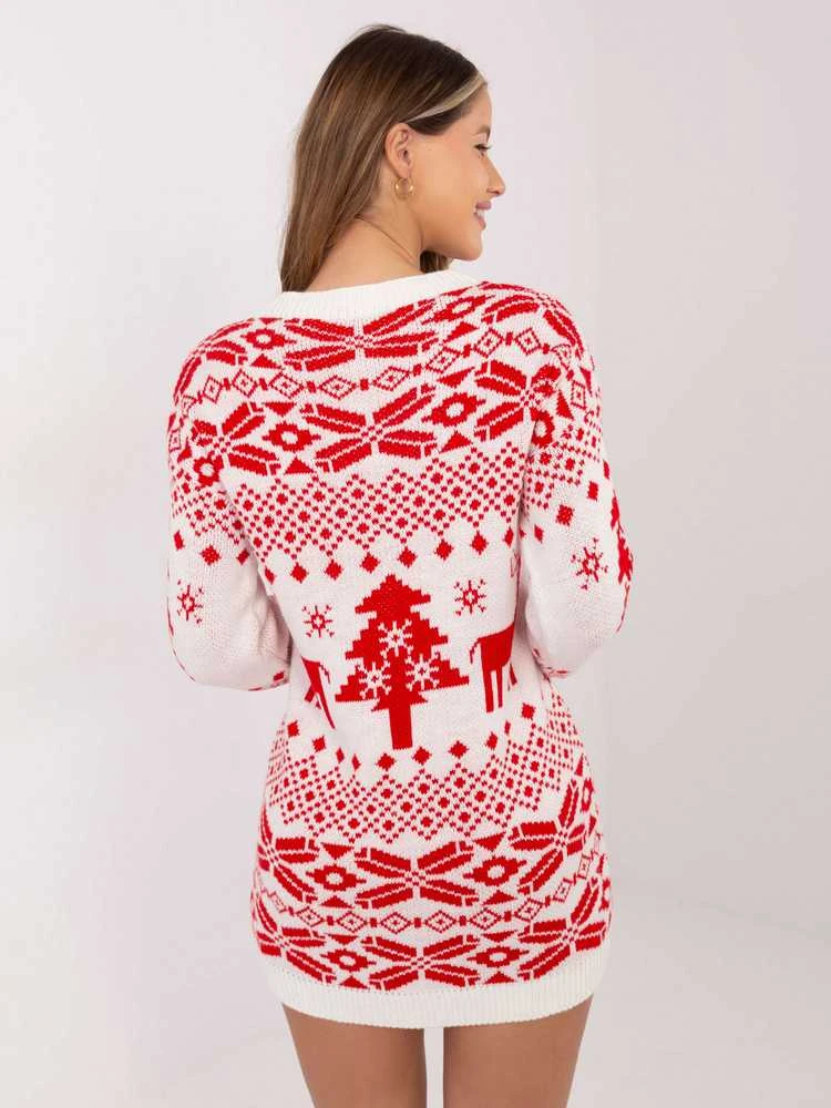 Italy Moda Sweter-MI-SW-2411.75-ecru