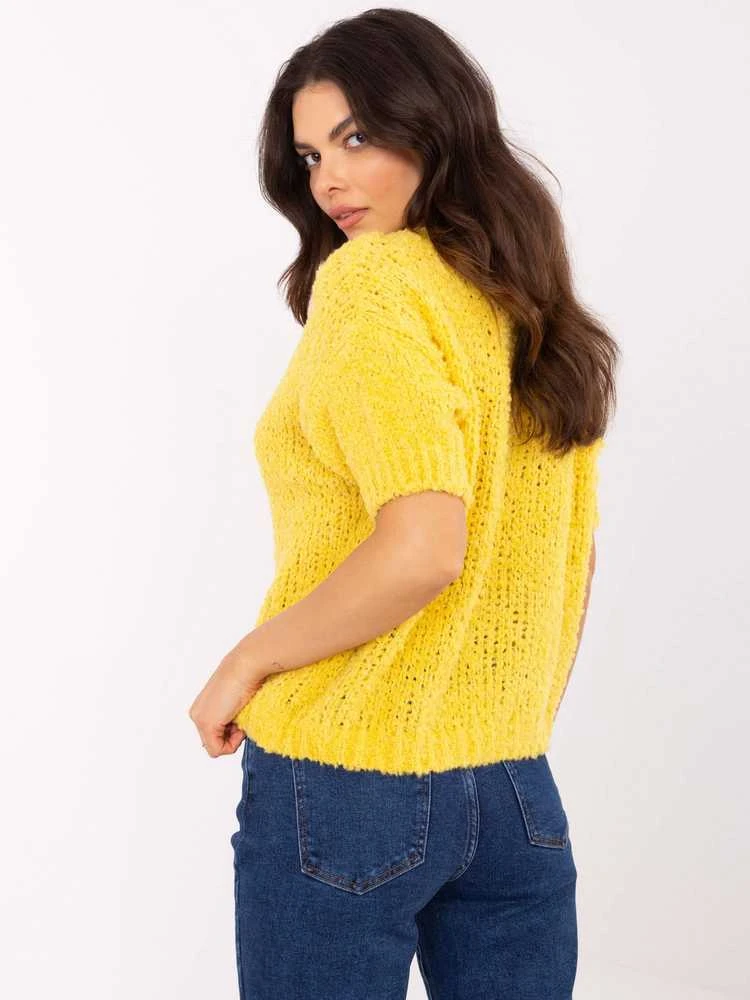Italy Moda Sweter-MI-SW-2701.23-geltona