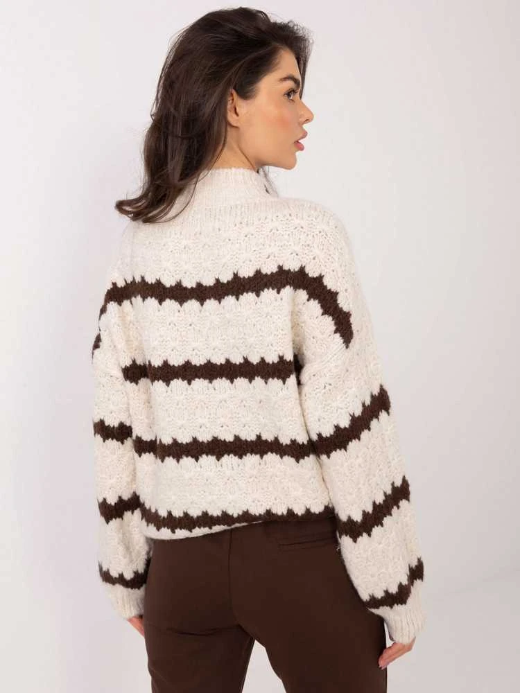 Italy Moda Sweter-MI-SW-2810.16-ecru