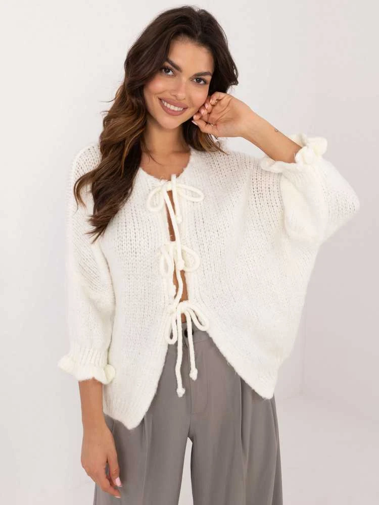 Italy Moda Sweter-MI-SW-2911.91-ecru