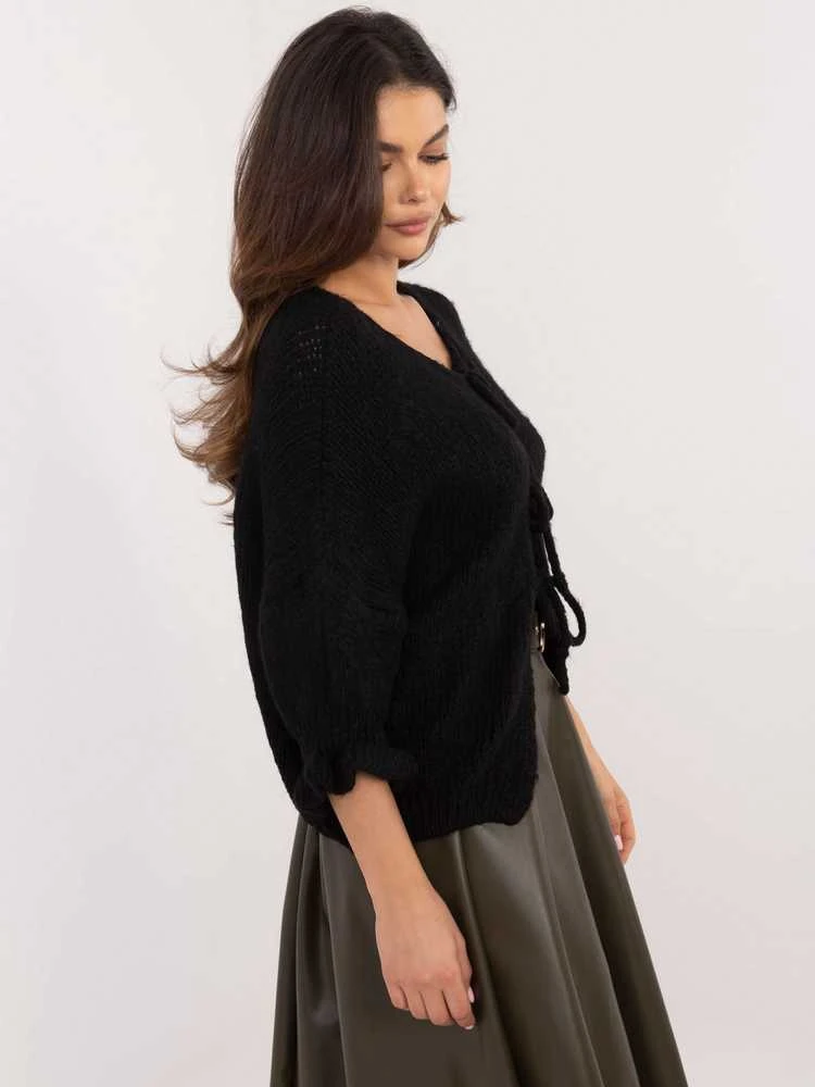 Italy Moda Sweter-MI-SW-2911.91-juoda