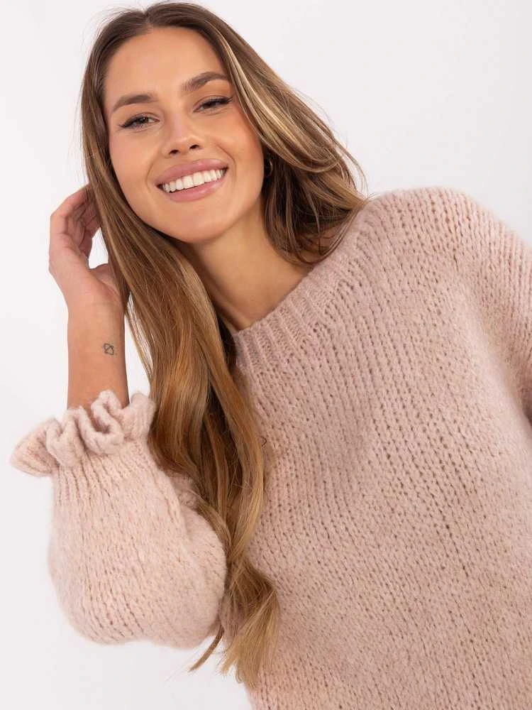 Italy Moda Sweter-MI-SW-2912.10X-jasny rožinė