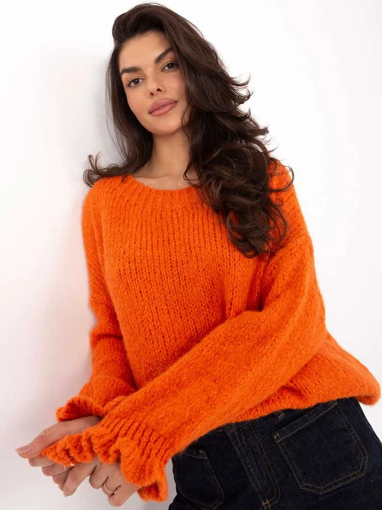 Italy Moda Sweter-MI-SW-2912.10X-oranžinė
