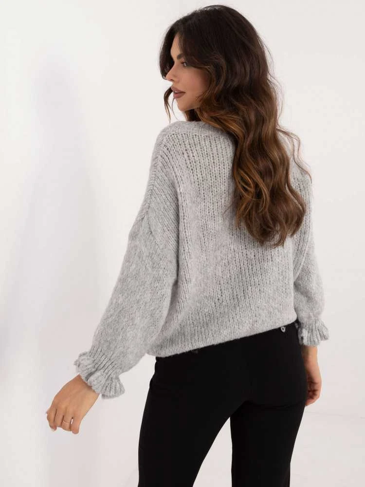 Italy Moda Megztinis-MI-SW-2912.10X-pilkas