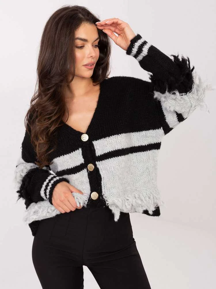 Italy Moda Sweter-MI-SW-3211.31-juoda