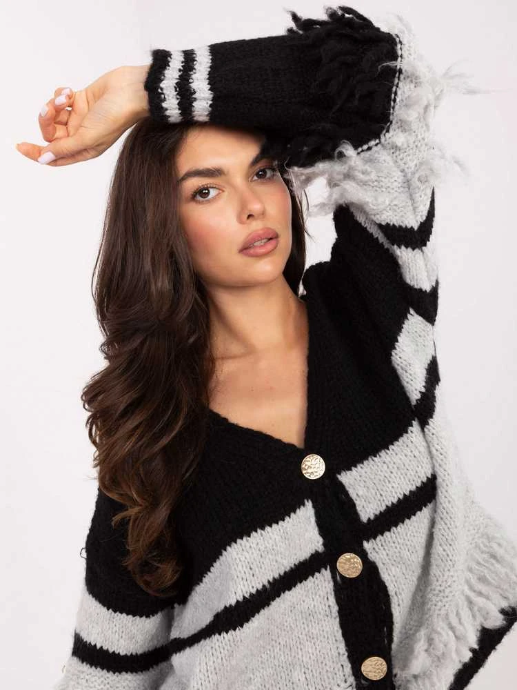Italy Moda Sweter-MI-SW-3211.31-juoda