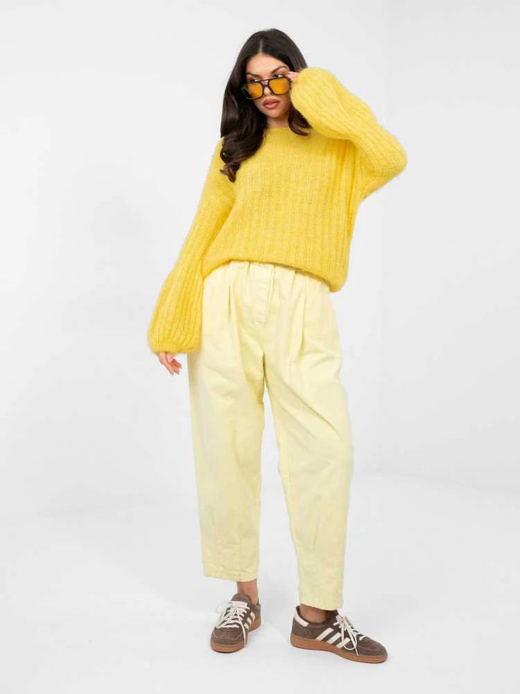 Italy Moda Sweter-MI-SW-9642.01-geltona