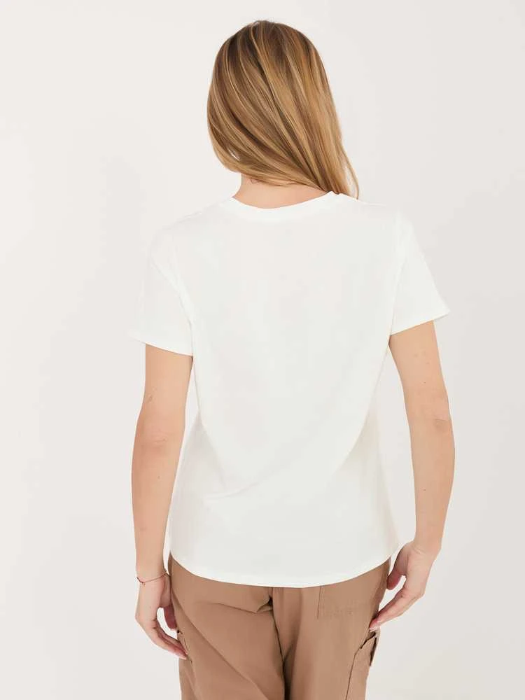 Italy Moda T-shirt-IR-TS-R2766.60-ecru