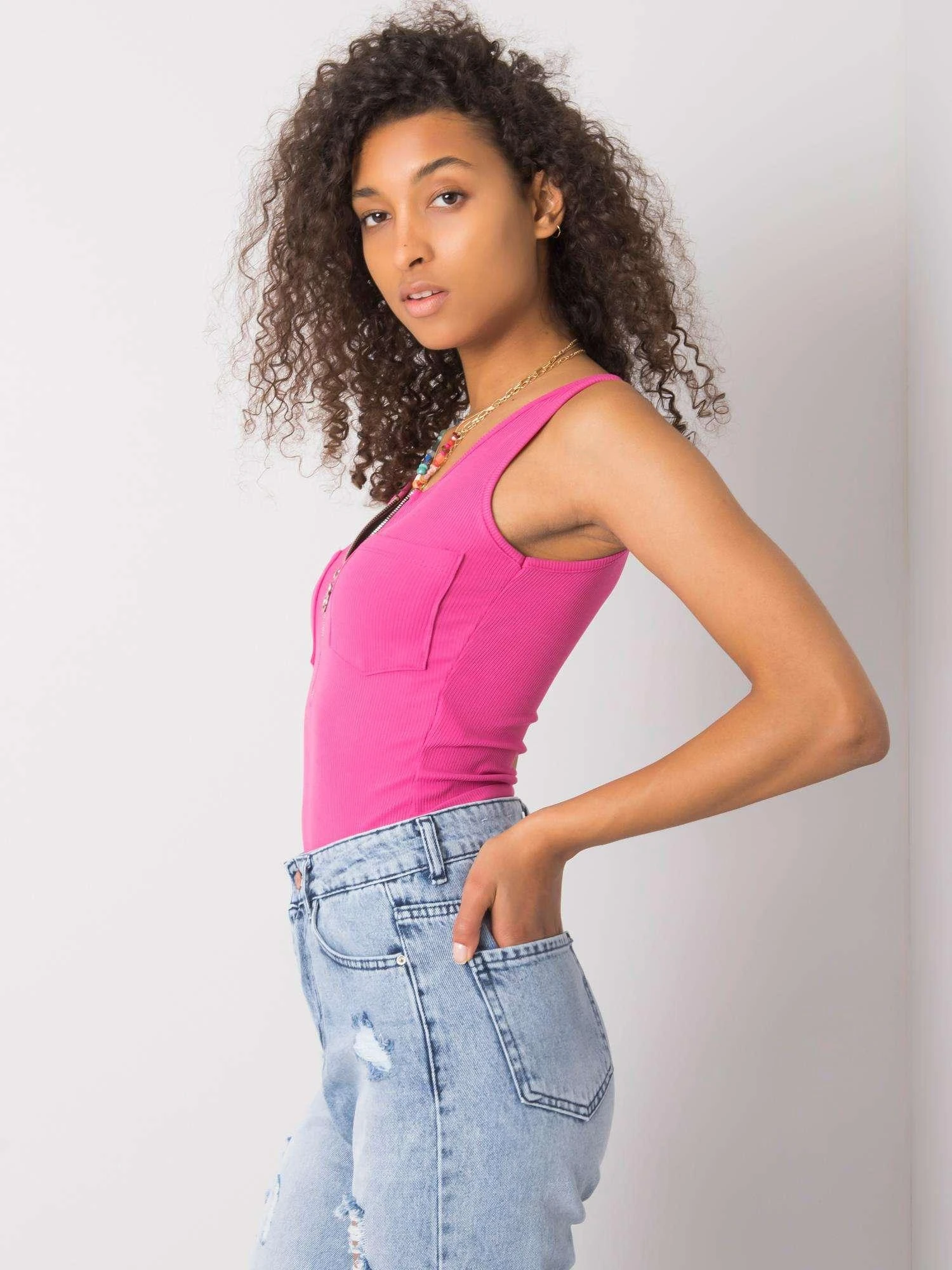 Italy Moda Palaidinė-DHJ-TP-13287.36P-rožinis