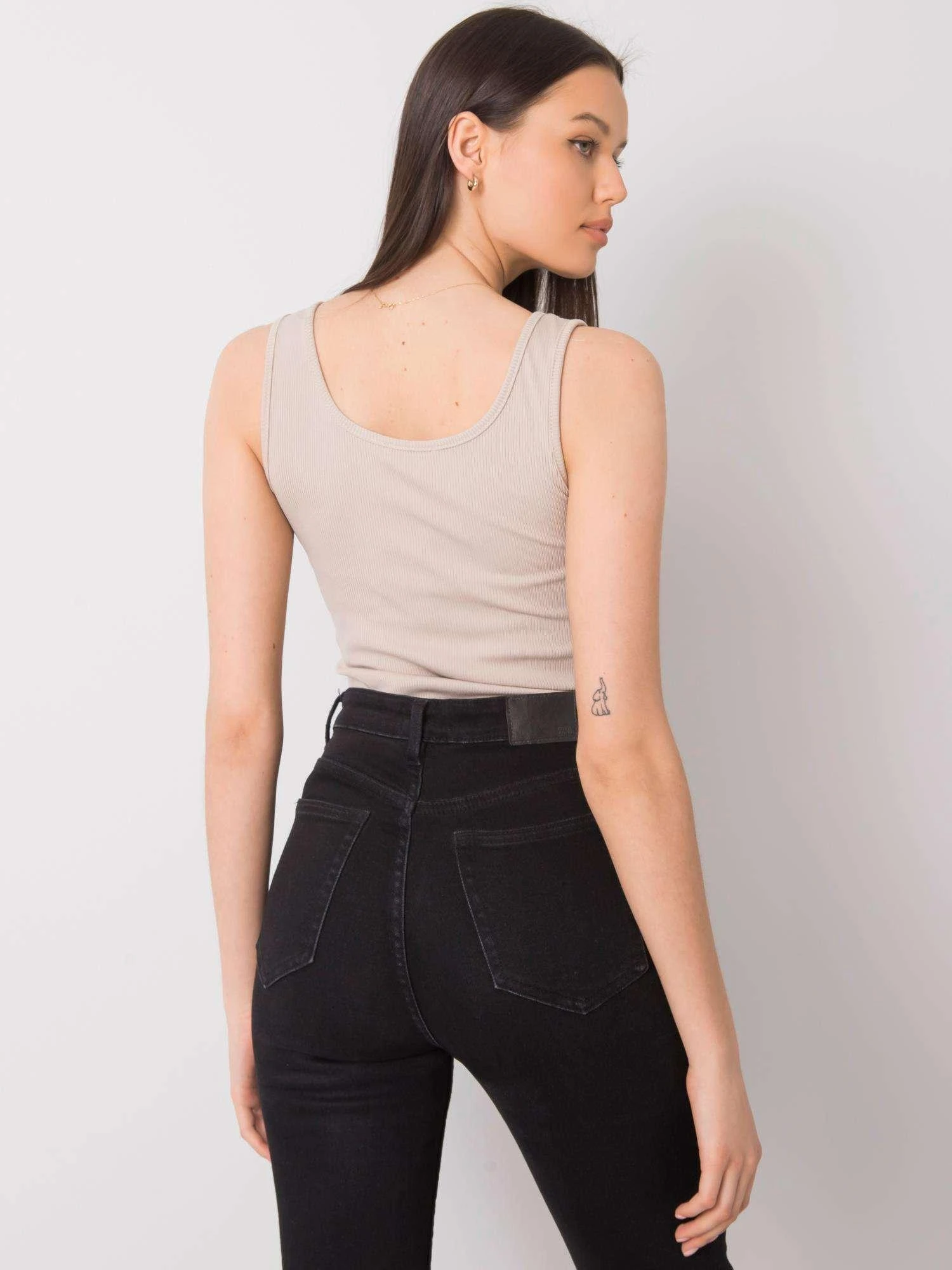 Italy Moda Palaidinė-DHJ-TP-13287.36P-smėlio spalvos