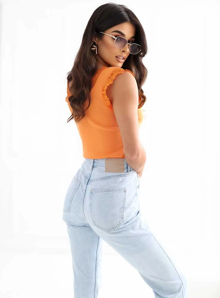 Italy Moda Top-MI-TP-KS-22508.01-oranžinė
