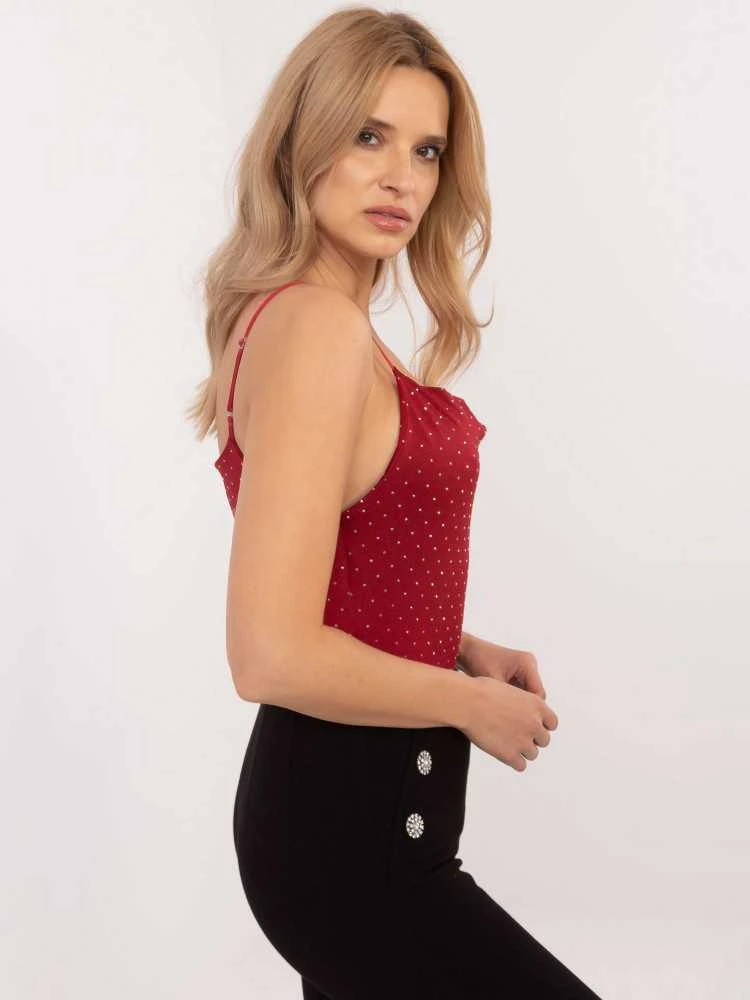 Italy Moda Palaidinė-DHJ-TP-20051.78-bordo