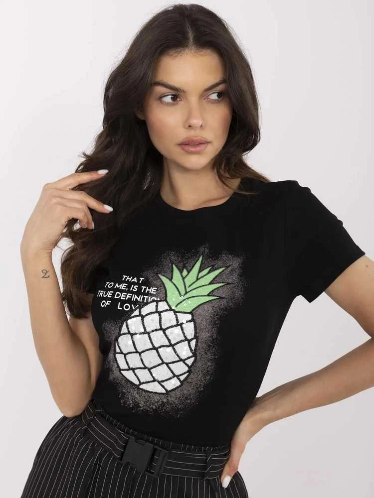 Jean Louis Francoise Marškinėliai moterimsNM-TS-R61673.01P-juoda