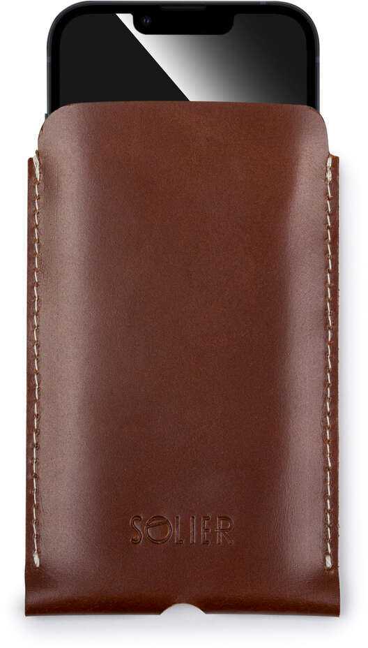 Solier Accessories Dėklas telefonui IPhone 11 Solier SA58 ruda