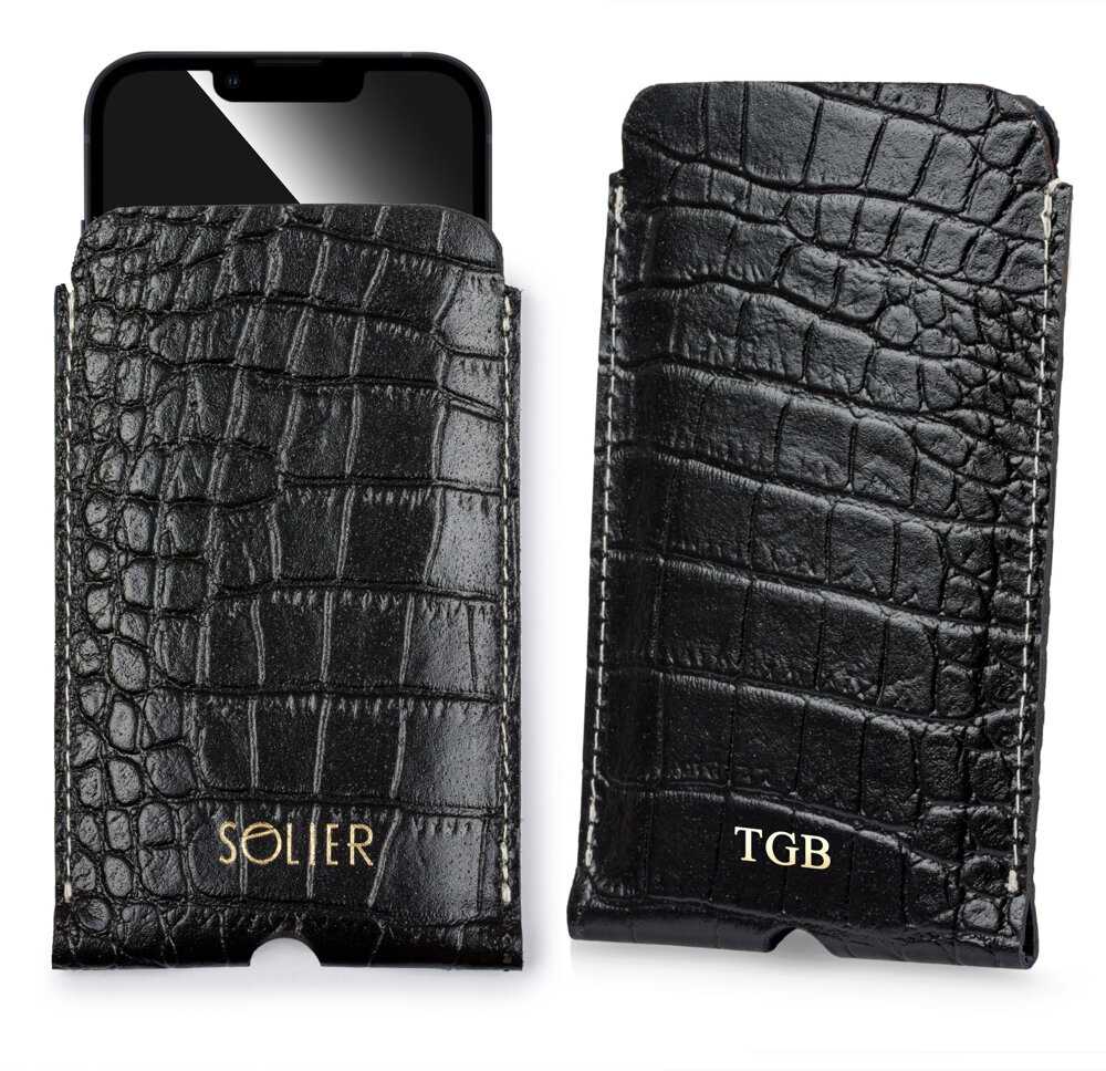Solier Accessories Dėklas telefonui IPhone 11 Solier SA58 juodas snake