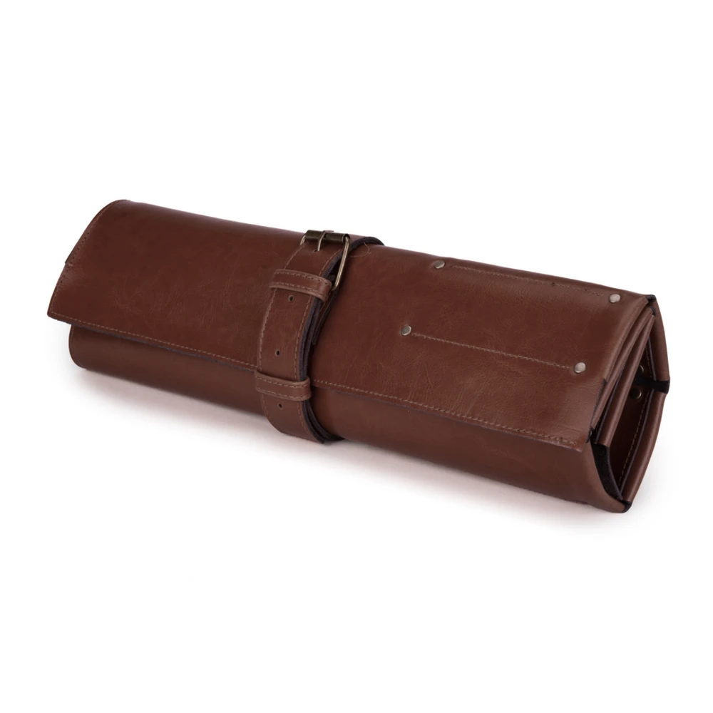 Solier Accessories Personalised leather knife case Solier SA44 vintage ruda
