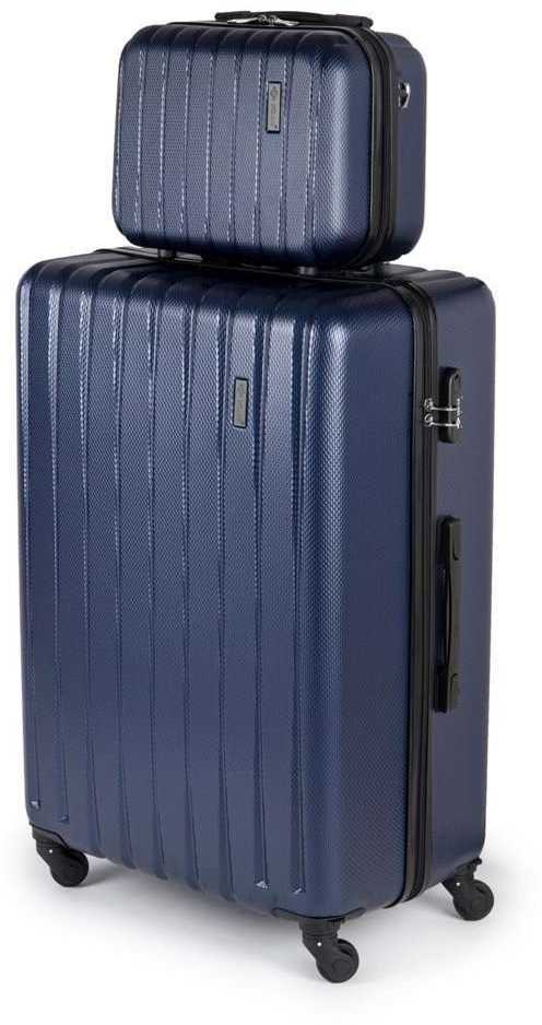 Kelioninis Solier Luggage Kosmetinis kelionių lagaminėlis XS ABS STL902 - Mėlynas