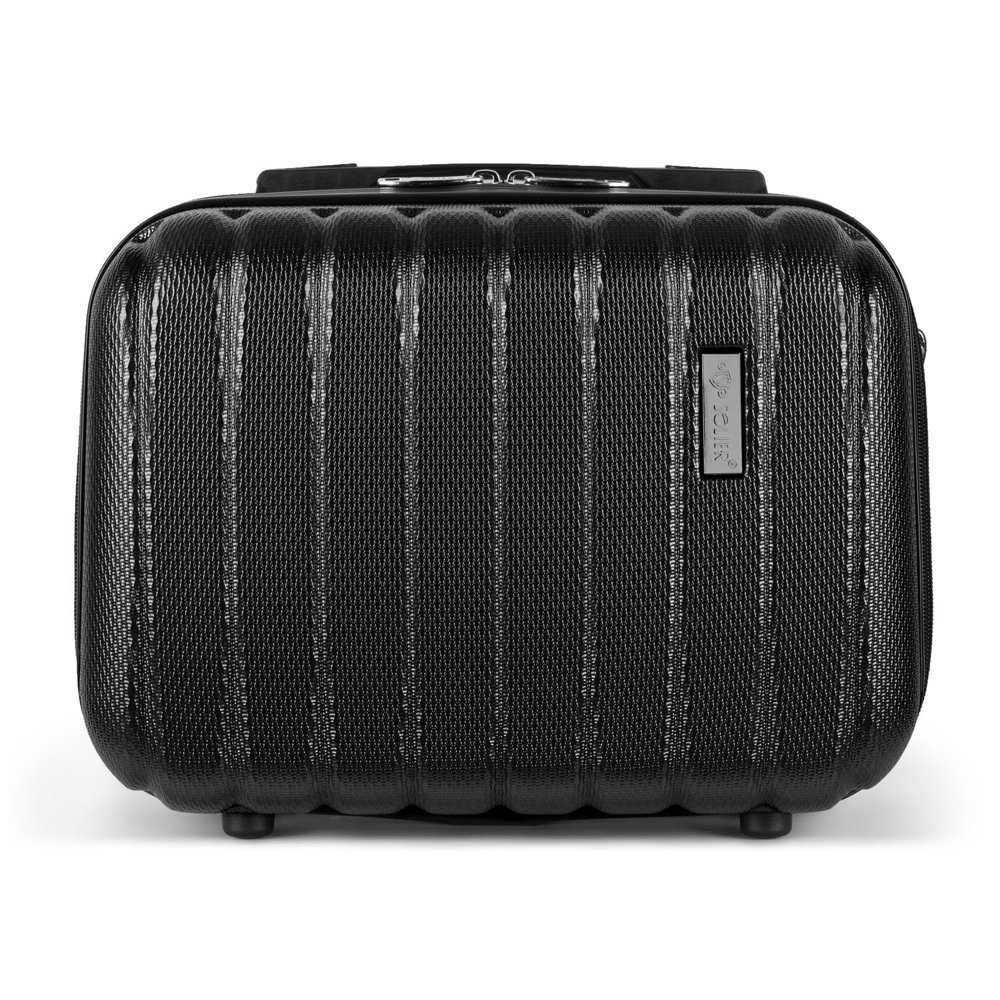 Kelioninis Solier Luggage Kosmetinis kelionių lagaminas XS | ABS STL902 - Juodas