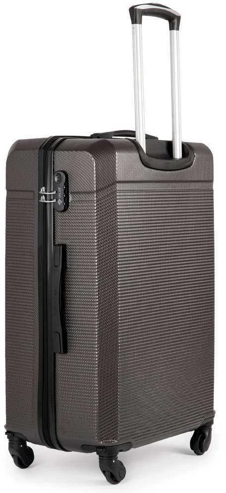 Kelioninis Solier Luggage Lagaminas Solier M STL945 - Tamsiai pilkas