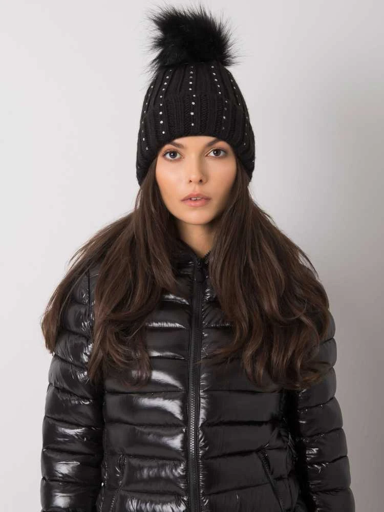 Kepurė Rue Paris Cap-JK-CZ-22.93-juodas