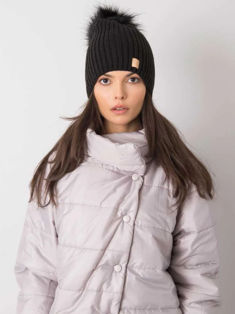 Kepurė Rue Paris Cap-JK-CZ-24.30-juodas