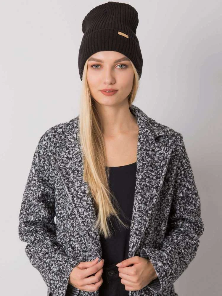 Kepurė Rue Paris Cap-JK-CZ-27.84P-juodas