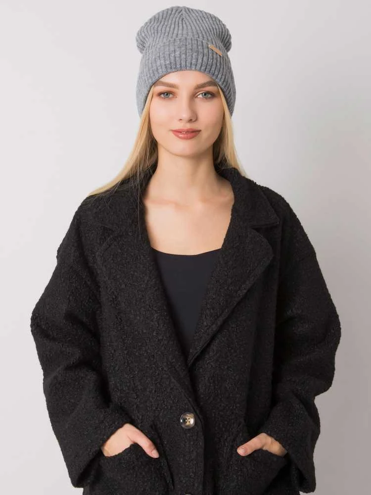 Kepurė Rue Paris Cap-JK-CZ-27.84P-tamsiai pilka