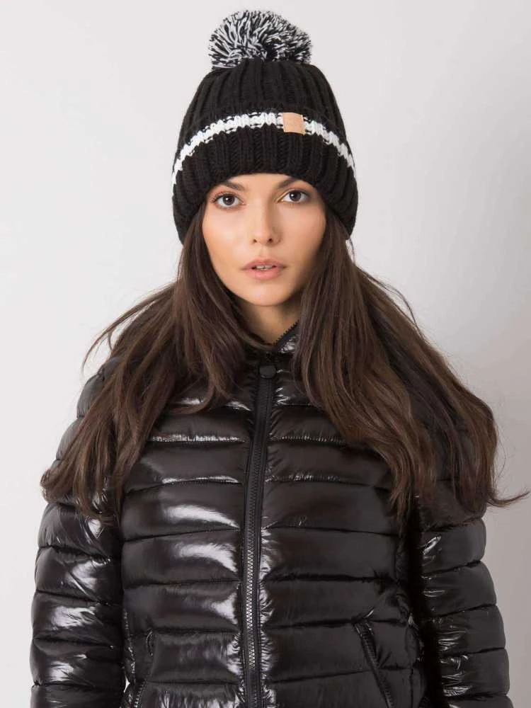 Kepurė Rue Paris Cap-JK-CZ-35.92-juodas