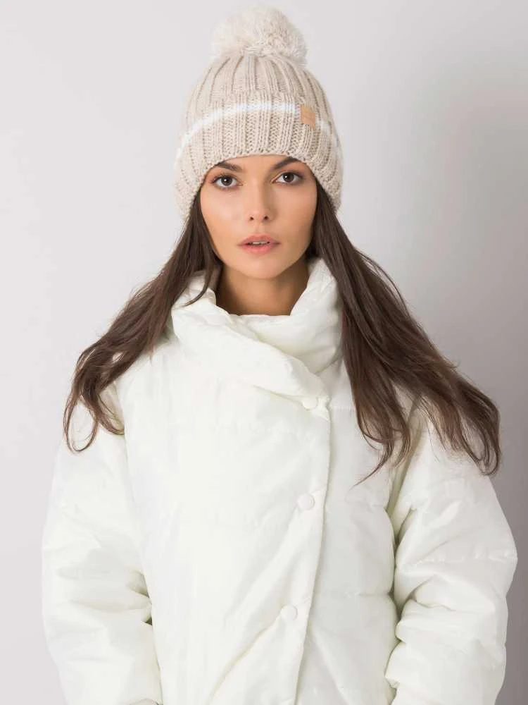 Kepurė Rue Paris Cap-JK-CZ-35.92-smėlio spalvos