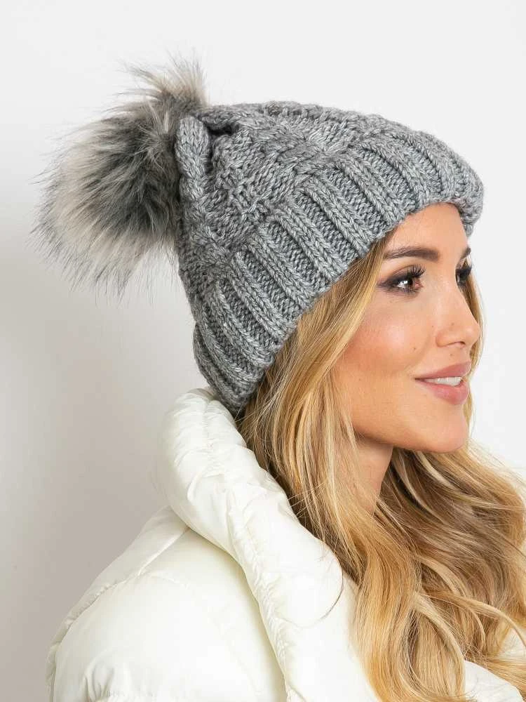 Wool Fashion Italia Cap-AT-CZ-1716501.36-pilka